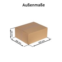 Karton 350 x 300 x 150 mm einwellig
